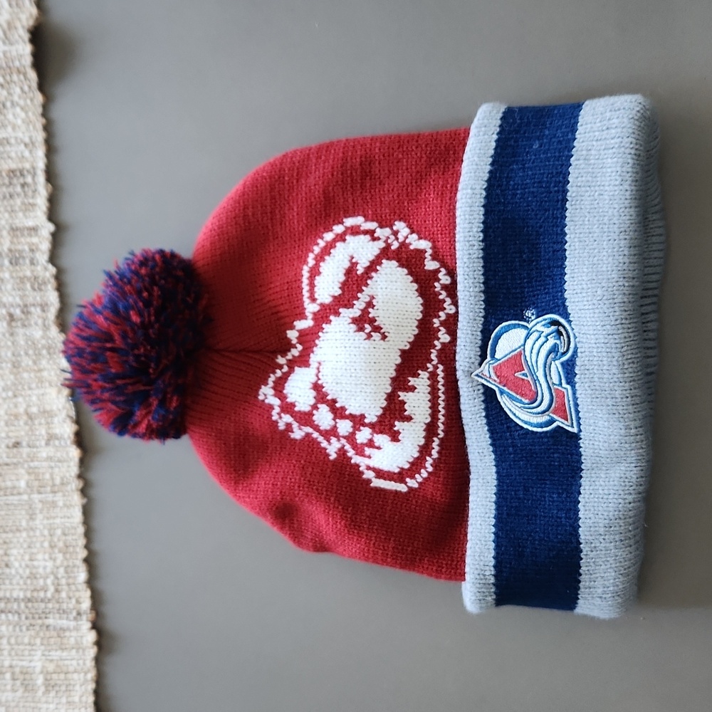 Colorado Avalanche sasquatch foot beanie